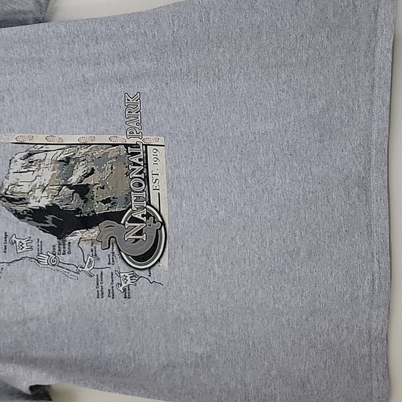 Zion National Park by Delta Gray Graphic Short Sleeve T-Shirt M - Picture 9 of 12
